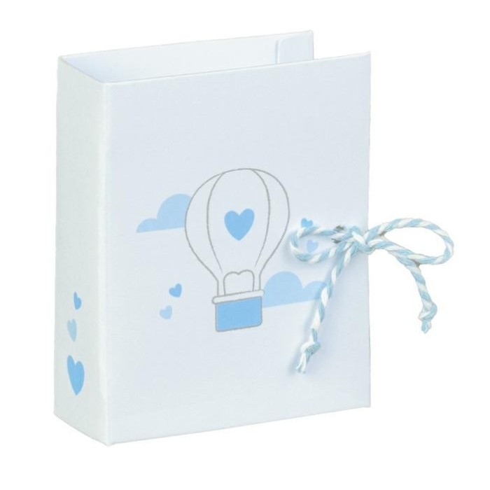 BOOK 70X60X30 BALLOON AZZURRO